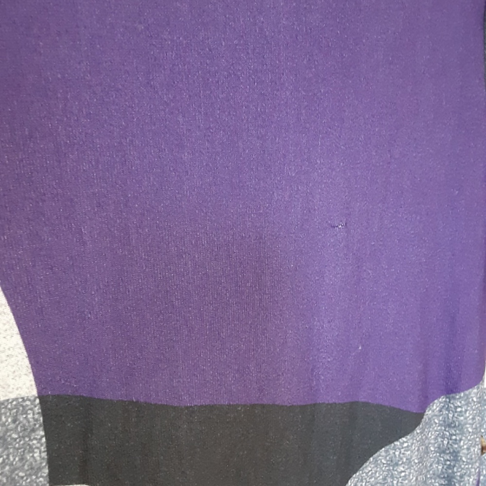 Color Block Longline Long Sleeve T-shirt - Picture 3 of 3